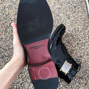 Giày nam Dolce & Gabbana boot màu đen cao cấp - Ảnh 9