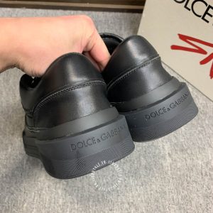 Giày sneaker nam Dolce & Gabbana da thật màu đen logo trắng - Ảnh 6