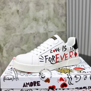 Sneaker Dolce & Gabbana trắng phối hoạ tiết nhiều màu - Ảnh 6
