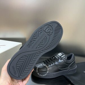 Giày sneaker Dolce & Gabbana da thật màu đen logo trắng - Hình ảnh 5