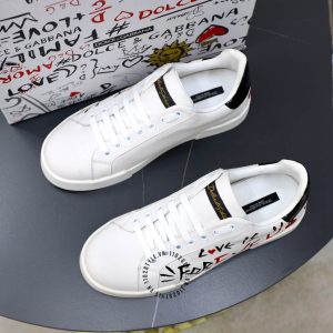 Sneaker Dolce & Gabbana trắng phối hoạ tiết nhiều màu - Ảnh 3
