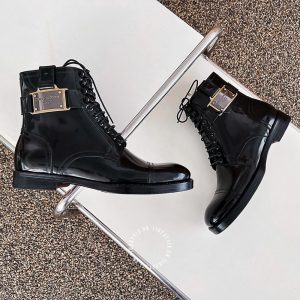 Giày nam Dolce & Gabbana boot màu đen cao cấp - Ảnh 2