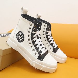 Giày Dolce & Gabbana sneaker boot màu trắng phối đen logo D&G - Ảnh 2