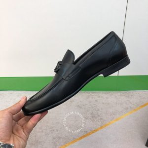 Giày Dolce & Gabbana loafer nam màu đen trơn logo D&G - Ảnh 5