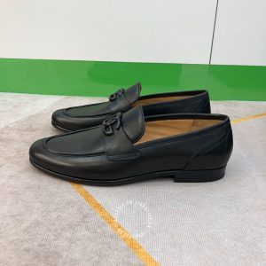 Giày Dolce & Gabbana loafer nam màu đen trơn logo D&G - Ảnh 4