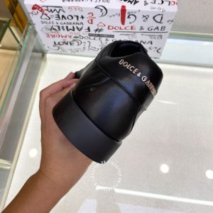 Giày Dolce & Gabbana nam màu đen logo trắng nổi bật - Hình ảnh 6