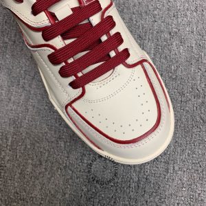 Giày sneaker Dolce & Gabbana màu be viền đỏ chất lượng cao - Ảnh 5