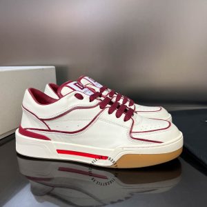 Giày sneaker Dolce & Gabbana unisex màu trắng viền đỏ nổi bật - Ảnh 8