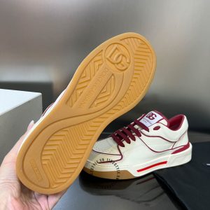 Giày sneaker Dolce & Gabbana unisex màu trắng viền đỏ nổi bật - Ảnh 9
