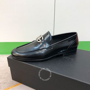 Giày Dolce & Gabbana loafer nam màu đen logo D&G - Ảnh 5