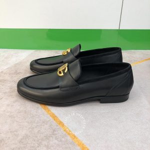 Giày Dolce & Gabbana nam loafer màu đen logo D&G vàng - Ảnh 3