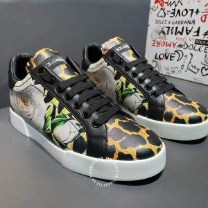 Giày unisex Dolce & Gabbana hoạ tiết da báo rep 1:1 chính hãng - Ảnh 2