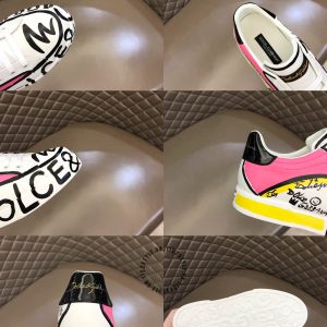 Sneaker Dolce & Gabbana hoạ tiết hồng rep 1:1 chính hãng - Ảnh 8