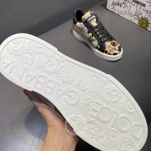 Giày unisex Dolce & Gabbana hoạ tiết da báo rep 1:1 chính hãng - Ảnh 6