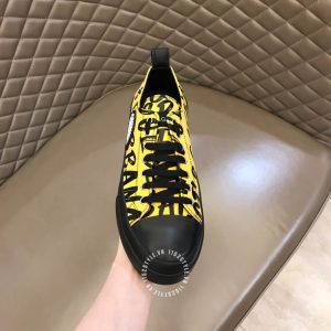 Giày Dolce & Gabbana đen phối hoạ tiết vàng rep 1:1 chính hãng - Ảnh 5