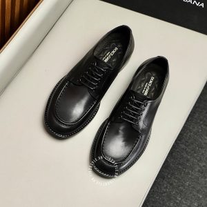Giày tây Dolce & Gabbana nam màu đen replica 1:1 chính hãng - Ảnh 2