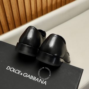 Giày tây Dolce & Gabbana nam màu đen replica 1:1 chính hãng - Ảnh 8