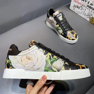 Giày unisex Dolce & Gabbana hoạ tiết da báo rep 1:1 chính hãng - Ảnh 5