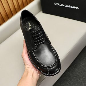 Giày tây Dolce & Gabbana nam màu đen replica 1:1 chính hãng - Ảnh 5