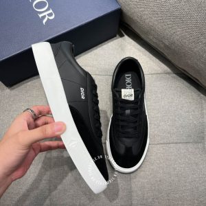 Giày thể thao Dior màu đen classic rep 1:1 chính hãng - Ảnh 3