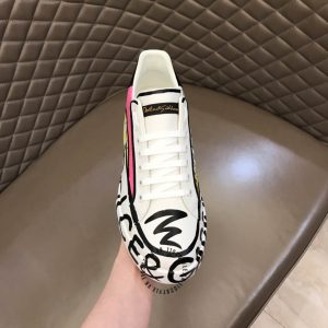 Sneaker Dolce & Gabbana hoạ tiết hồng rep 1:1 chính hãng - Ảnh 7