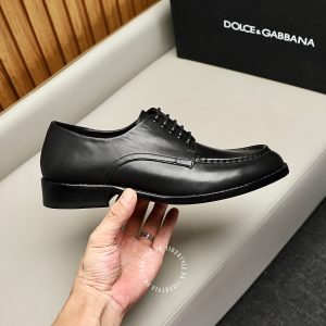 Giày tây Dolce & Gabbana nam màu đen replica 1:1 chính hãng - Ảnh 7