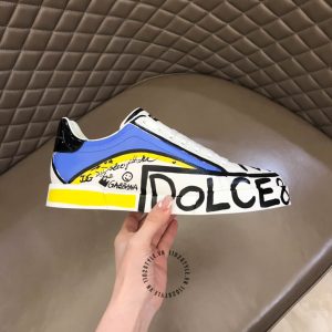 Sneaker Dolce & Gabbana unisex màu trắng hoạ tiết nổi bật - Ảnh 5