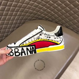 Sneaker Dolce & Gabbana unisex màu trắng hoạ tiết nổi bật - Ảnh 6