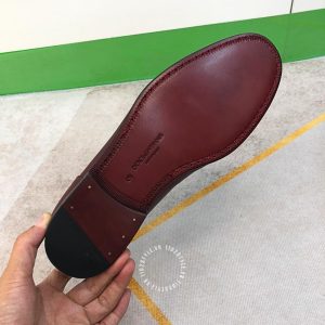 Giày Dolce & Gabbana nam loafer màu đỏ đô hàng hiệu cao cấp - Ảnh 9