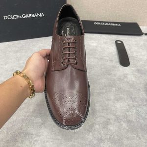 Giày tây Dolce & Gabbana nam màu nâu hàng hiệu cao cấp - Ảnh 6