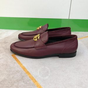 Giày Dolce & Gabbana nam loafer màu đỏ đô hàng hiệu cao cấp - Ảnh 5