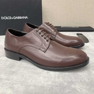 Giày tây Dolce & Gabbana nam màu nâu hàng hiệu cao cấp - Ảnh 3