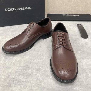 Giày tây Dolce & Gabbana nam màu nâu hàng hiệu cao cấp - Ảnh 2