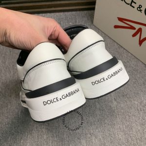 Giày nam sneaker Dolce & Gabbana màu be viền đen cao cấp - Ảnh 8