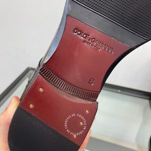 Giày Dolce & Gabbana nam boot màu đen phiên bản dây buộc - Ảnh 9