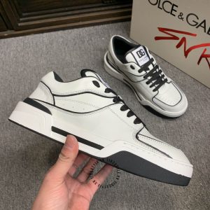 Giày nam sneaker Dolce & Gabbana màu be viền đen cao cấp - Ảnh 5