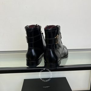 Giày Dolce & Gabbana nam boot da bóng màu đen cao cấp - Ảnh 8