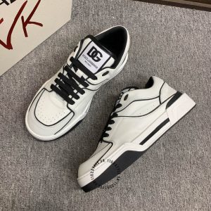 Giày nam sneaker Dolce & Gabbana màu be viền đen cao cấp - Ảnh 4