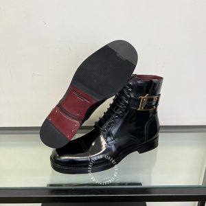 Giày Dolce & Gabbana nam boot da bóng màu đen cao cấp - Ảnh 9