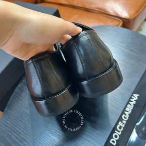 Giày Dolce & Gabbana nam da trơn màu đen dây buộc rep 1:1 - Ảnh 9