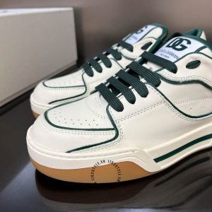 Giày sneaker Dolce & Gabbana unisex màu trắng viền xanh lá - Hình ảnh 6