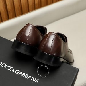 Giày tây Dolce & Gabbana nam màu nâu phiên bản dây buộc - Ảnh 8
