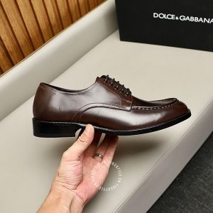 Giày tây Dolce & Gabbana nam màu nâu phiên bản dây buộc - Ảnh 6