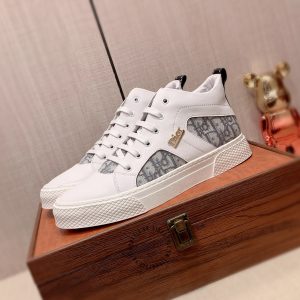 Giày Sneaker boot Dior nam họa tiết Monogram f1 cao cấp - Ảnh 5