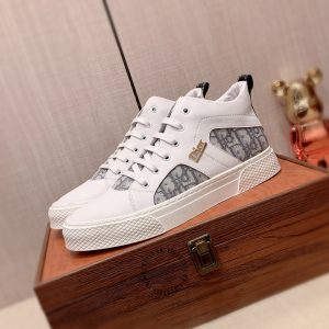 Giày Sneaker boot Dior nam họa tiết Monogram f1 xách tay - Ảnh 5