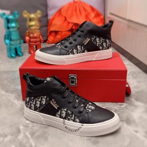 Giày Sneaker boot Dior nam họa tiết Monogram f1 phiên bản cao cấp - Ảnh 4