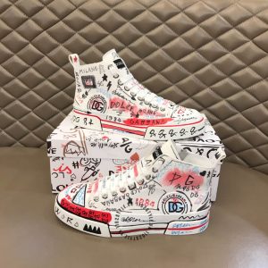 Giày D&G cổ cao hoạ tiết nhiều màu nổi bật fake loại 1 - Ảnh 4