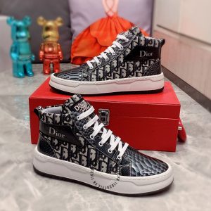 Giày Sneaker Dior nam họa tiết da rắn f1 xách tay - Ảnh 4