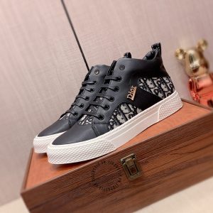 Giày Sneaker boot Dior nam họa tiết Monogram f1 phiên bản cao cấp - Ảnh 5