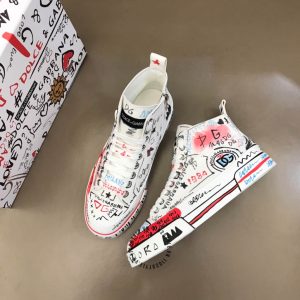 Giày D&G cổ cao hoạ tiết nhiều màu nổi bật fake loại 1 - Ảnh 2